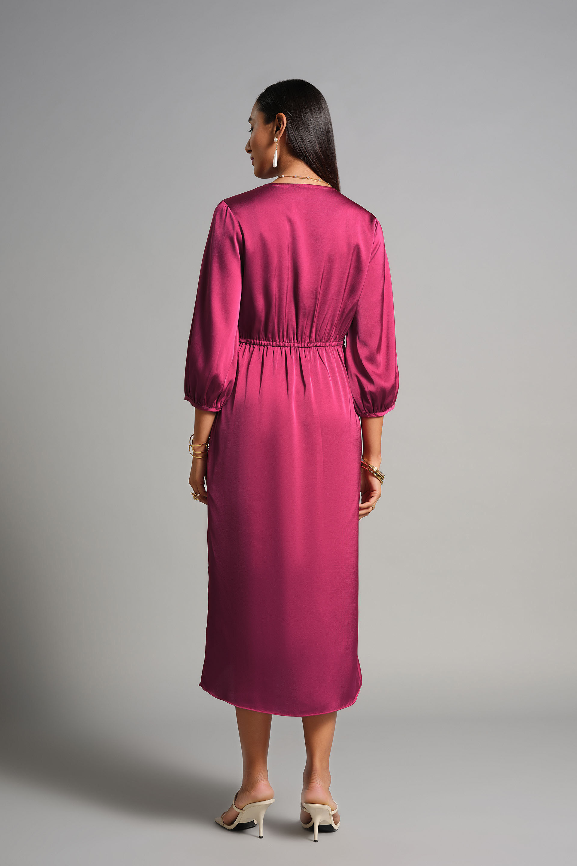 Like A Rose Dress, Magenta, image 5